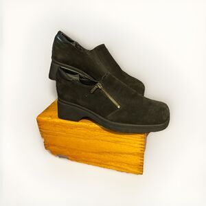 Aquatalia By Marvin‎ K Shoes Y2K Suede Shoe Waterproof Chunky Loafer Italy